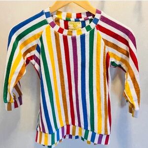 Hugo ❤️ Tiki ! Super Colorful Striped Kids Sweater